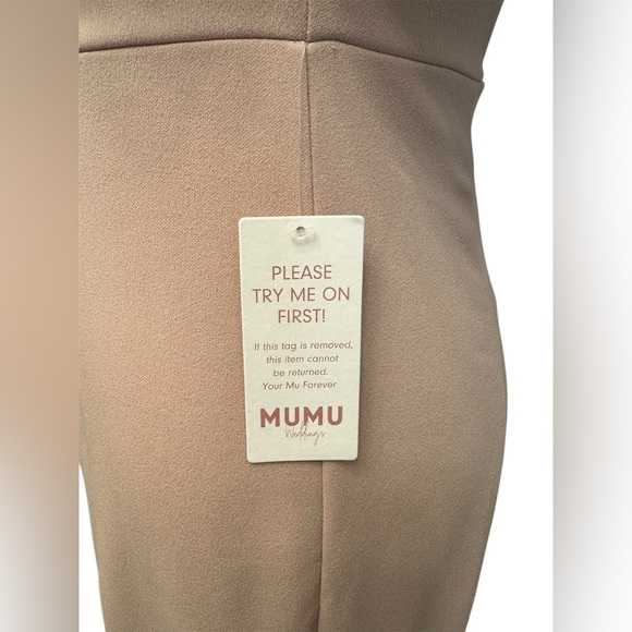 SHOW ME YOUR MUMU Florentine Maxi Dress Pink One Shoulder Women XS $188 MSRP NWT - Picture 8 of 15